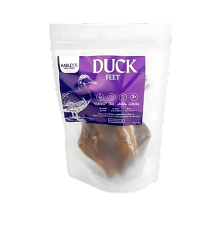 Harley’s Dehydrated Duck Feet Dog Treats 70g